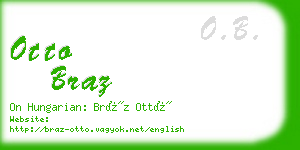 otto braz business card